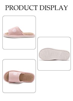 DUNISO Slippers for Women Memory Foam House Bedroom Slippers with Thick Sole Non-Slip Soft Slippers Open Toe Women's Bath Slipper House Sandals for Indoor & Outdoor  - Image 3