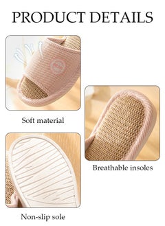 DUNISO Slippers for Women Memory Foam House Bedroom Slippers with Thick Sole Non-Slip Soft Slippers Open Toe Women's Bath Slipper House Sandals for Indoor & Outdoor  - Image 2