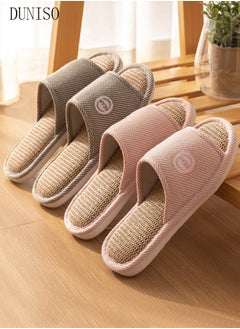 DUNISO Slippers for Women Memory Foam House Bedroom Slippers with Thick Sole Non-Slip Soft Slippers Open Toe Women's Bath Slipper House Sandals for Indoor & Outdoor  - Image 5