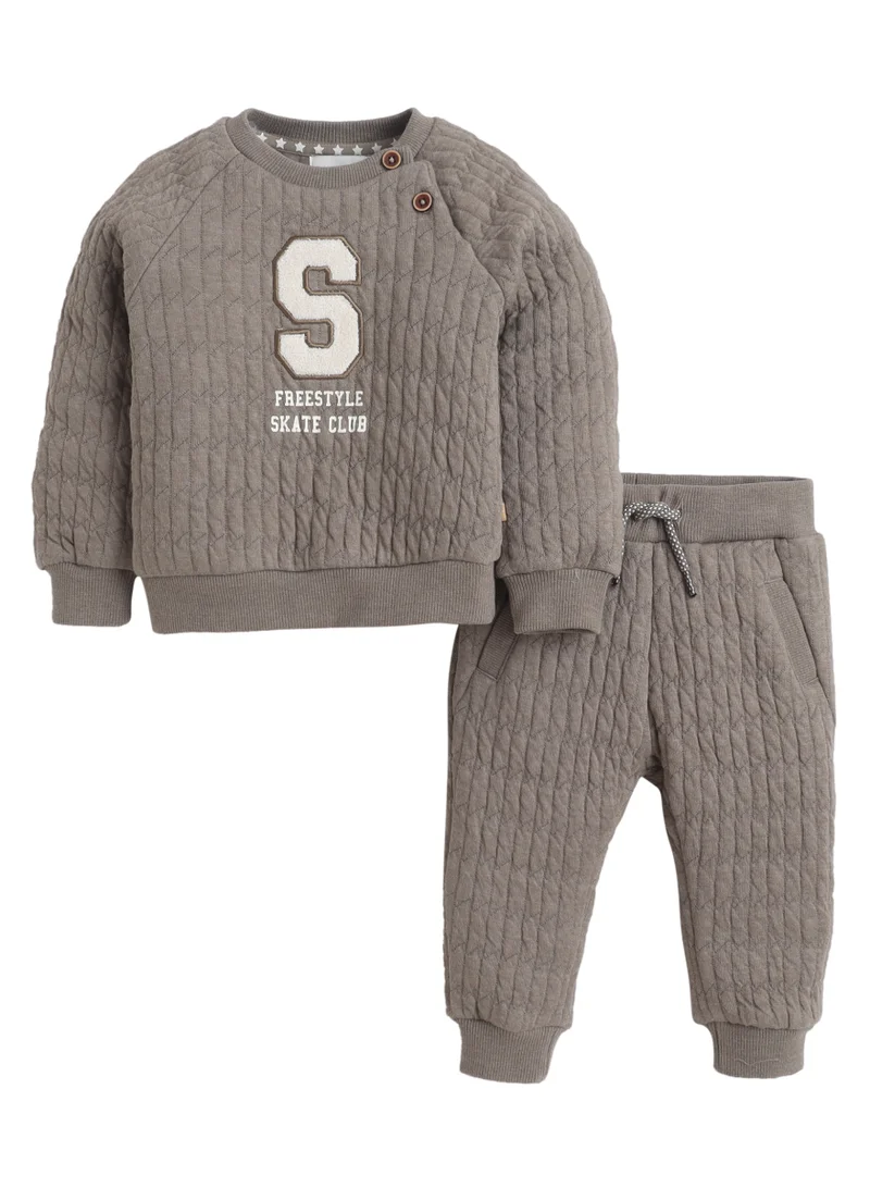 Dirkje Boys – "Freestyle Skate Club" Print Sweatshirt & Jogger Pants
