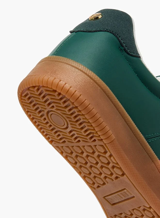 ايل Women's Logo Detail Sneakers with Lace-Up Closure
