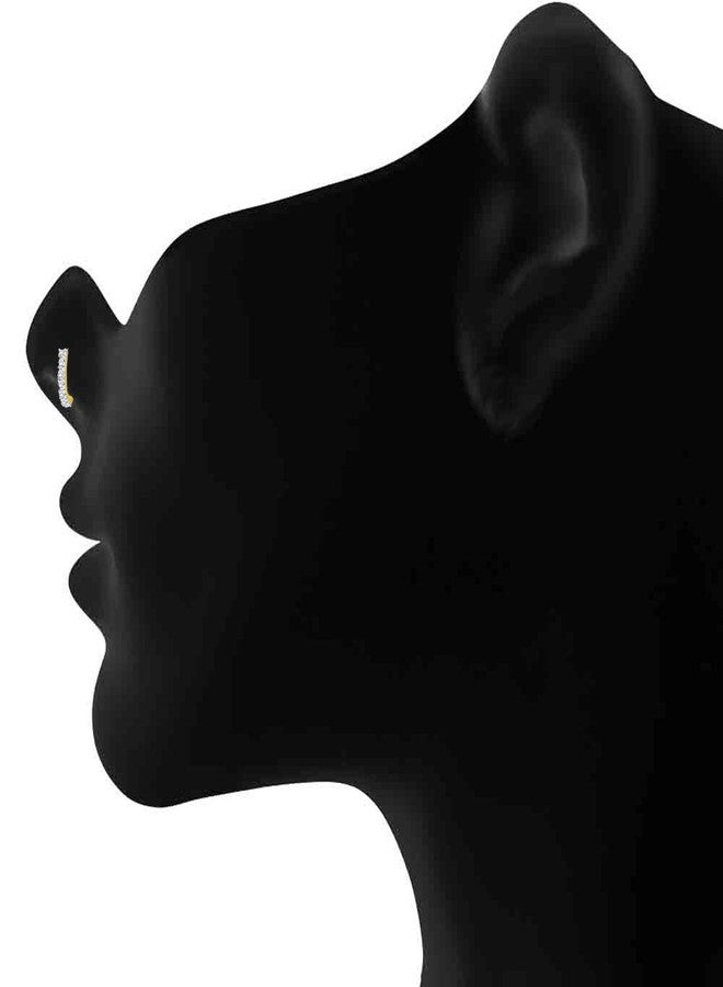 Paridhi Clip on Nosepin Without Piercing Pressing Type Nose rings Stud for Women - Combo 2pcs Gold plated - Image 2