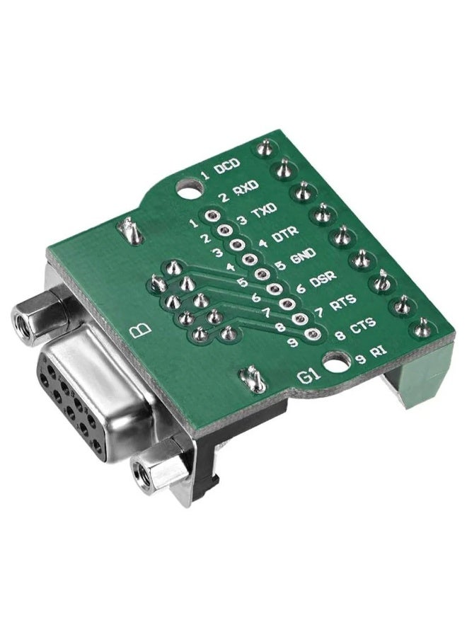 Female DB9 Breakout Board – DB9 Female Serial Breakout Board RS232 Interface Module for Easy Wiring, PCB Prototyping, Industrial Communication & Embedded Electronics Development - Image 4