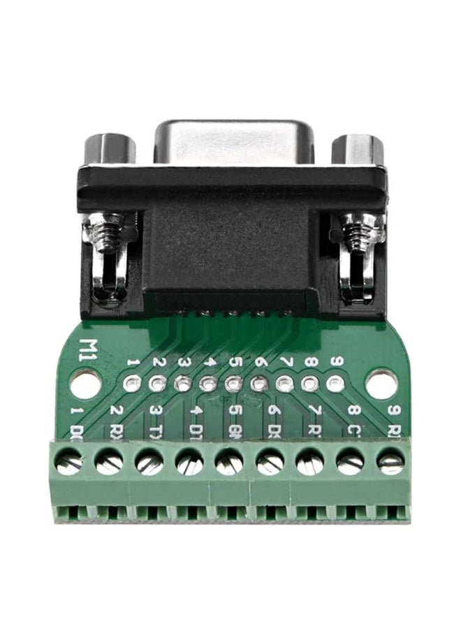 Female DB9 Breakout Board – DB9 Female Serial Breakout Board RS232 Interface Module for Easy Wiring, PCB Prototyping, Industrial Communication & Embedded Electronics Development - Image 3
