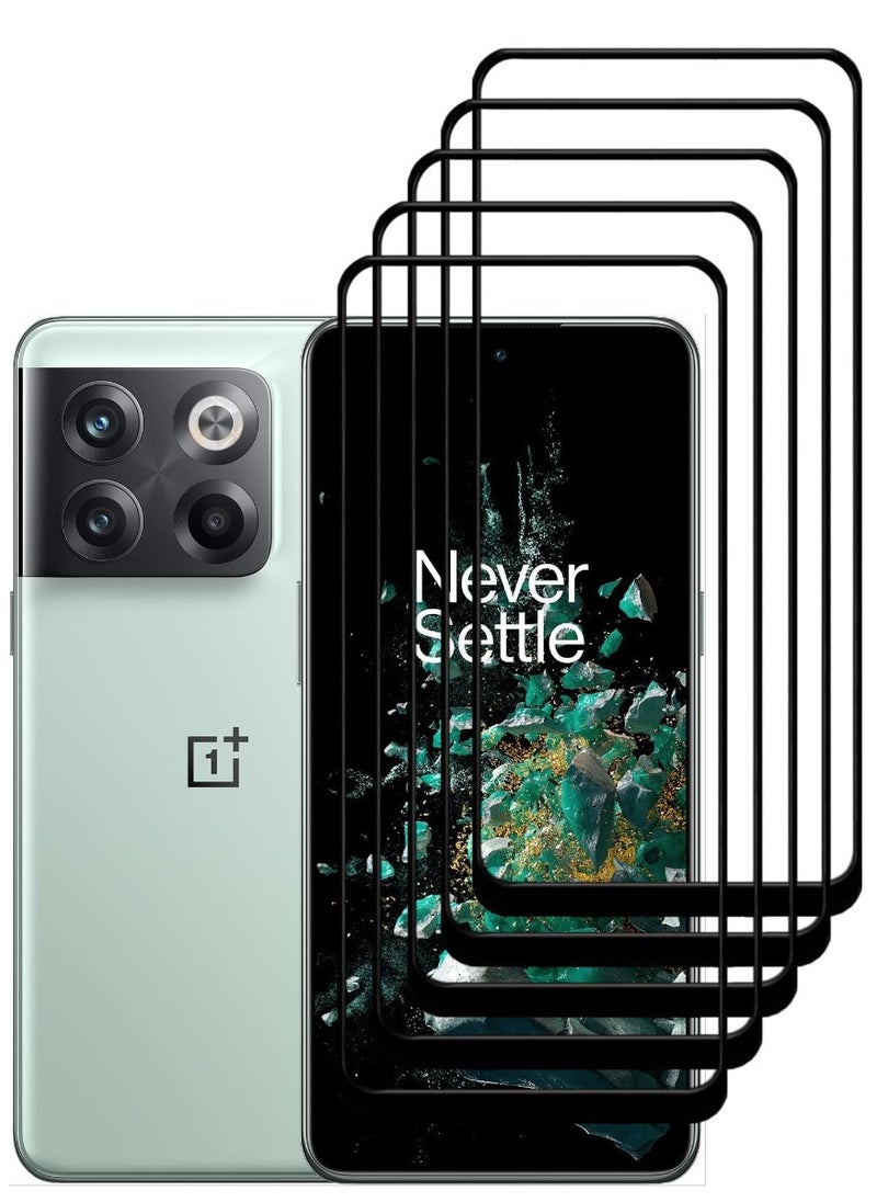 ACLIX 5 Pieces Antistatic ESD Dustproof Premium Quality High Definition Tempered Glass Screen Protector Designed For OnePlus 10T - Image 1