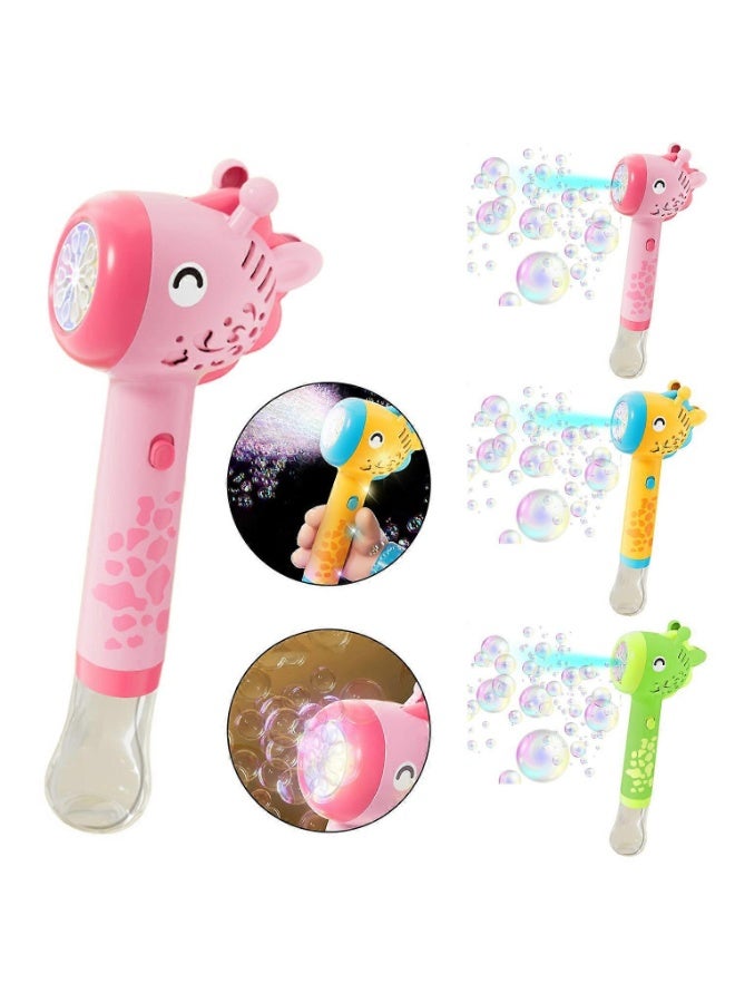 GIRAFEE BUBBLE GUN TEN HOLES CONTINUOUSLY EMIT COLORFUL BUBBLES MAKING YOU PLAY ENDLESSLY - Image 4