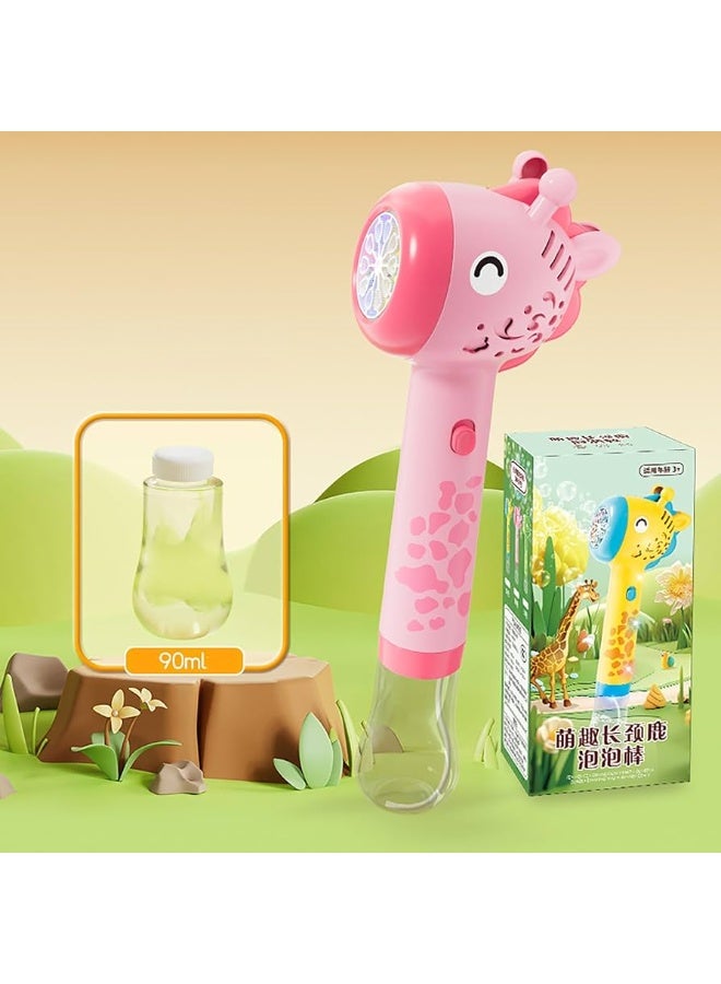 GIRAFEE BUBBLE GUN TEN HOLES CONTINUOUSLY EMIT COLORFUL BUBBLES MAKING YOU PLAY ENDLESSLY - Image 3