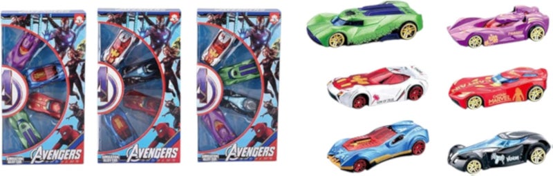 مجموعة ألعاب سيارات المنتقمون 052-2، 4 قطع