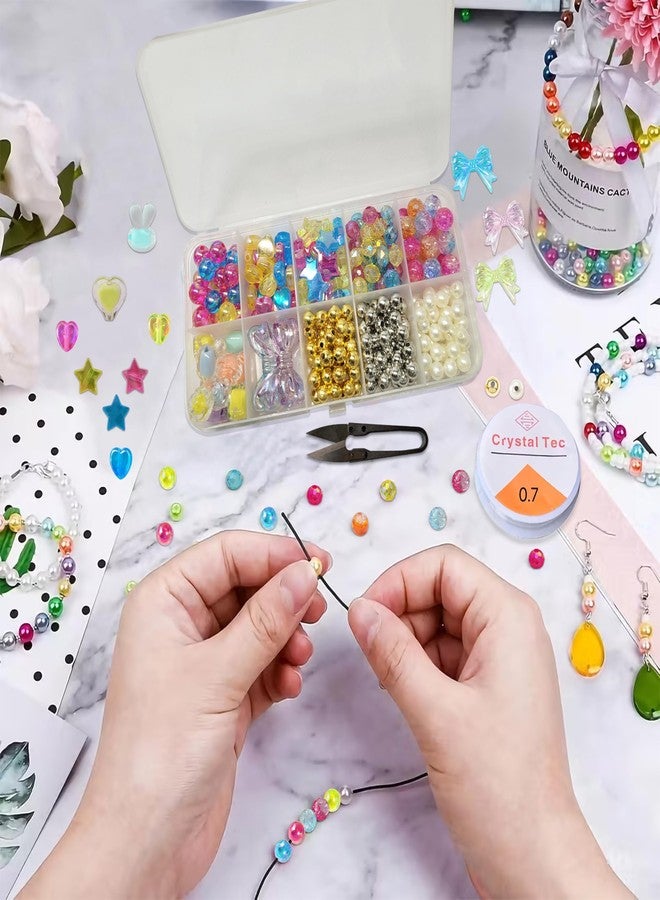 STEMTICS Bracelet Making Kit for Girls Age 5-8 Years Old with Beads and Charms | Stylish Jewellery Birthday Gift Set for Girl Kids 5, 6, 7, 8 Year Old (Sparkle Strings) - Image 4