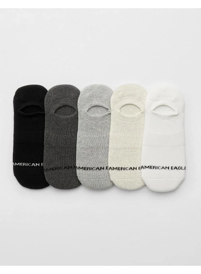 American Eagle AE Terry Invisible Socks 5-Pack