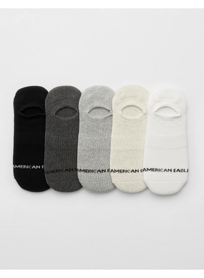American Eagle AE Terry Invisible Socks 5-Pack - Image 1