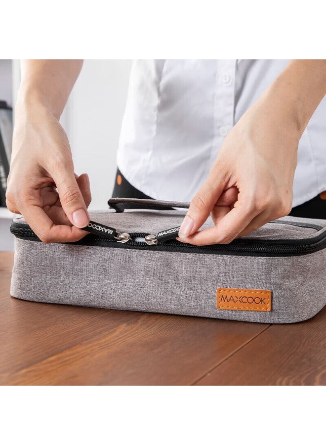 MAX COOK Maxcook Insulated Lunch Bag, Food Storage Container Bag, Portable Handheld Bag, 31*24*7cm, Large Size Mcpj485 - Image 5