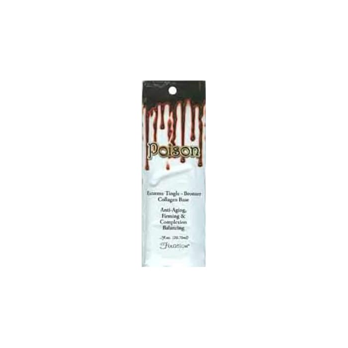 Lot of 5 Packets of Fixation Poison Tanning Lotion Bronzer
