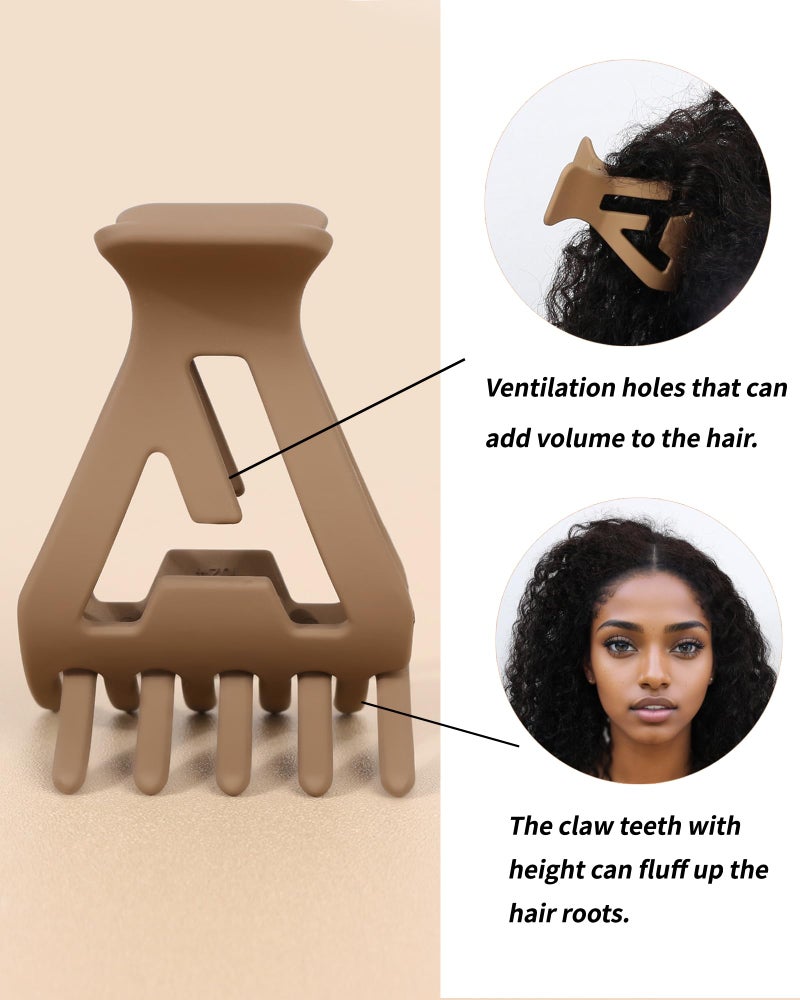 NAISIER Root Clips for Curly Hair Volume Curl Clips for Hair Root Lift Root Lifting Hair Clips,hair volume root clips.No Crease curl clip for styling.(6 PCS) - Image 3