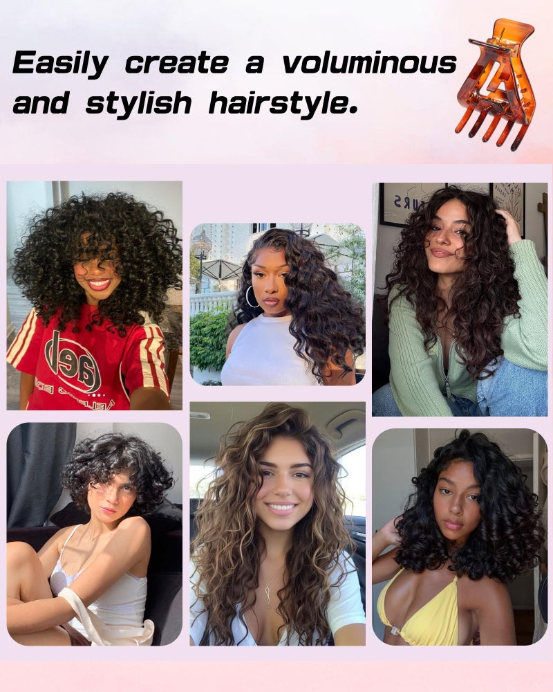 NAISIER Root Clips for Curly Hair Volume Curl Clips for Hair Root Lift Root Lifting Hair Clips,hair volume root clips.No Crease curl clip for styling.(6 PCS) - Image 5