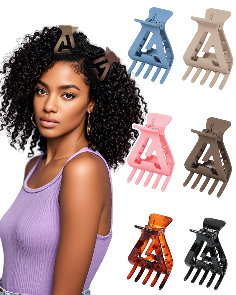 NAISIER Root Clips for Curly Hair Volume Curl Clips for Hair Root Lift Root Lifting Hair Clips,hair volume root clips.No Crease curl clip for styling.(6 PCS) - Image 1