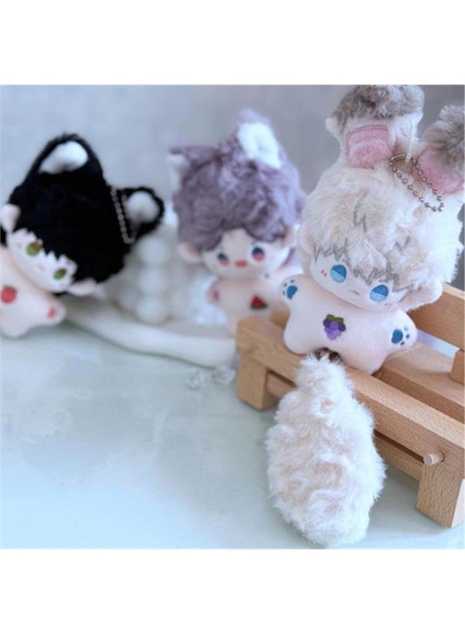 Love And Deep Space Peripheral Pendant Qi Yu Shen Xing Back To Li Shen Plush Small Cotton Doll Key Chain Stacked Paper Sprout-Specifications:10cm-Color:Strawberry Li Deep Sea Star Body L  - Image 5