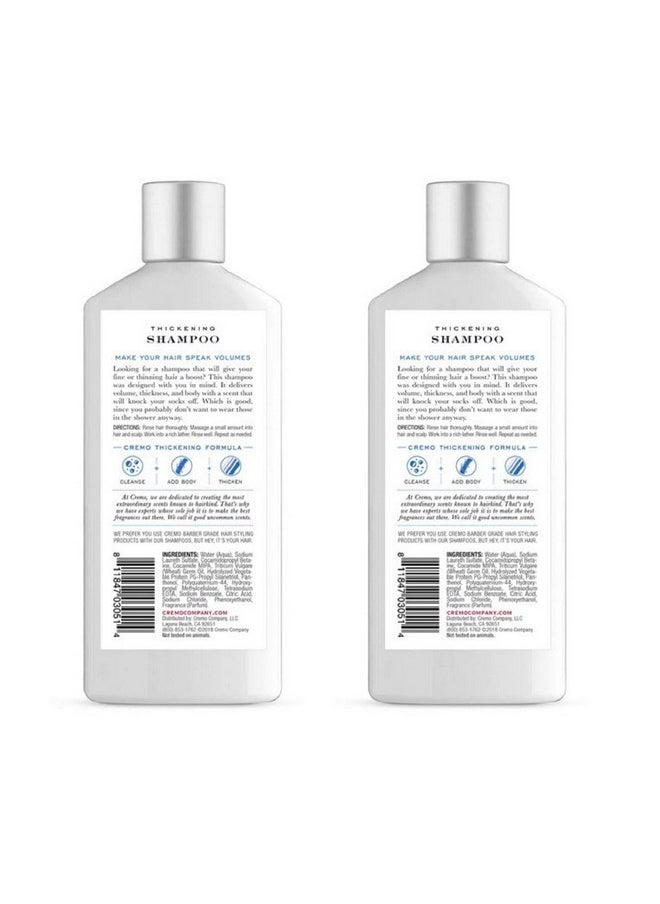 cremo Barber Grade Juniper & Eucalyptus Thickening Formula For Fine Or Thinning Hair Eucalyptus Juniper Eucalyptus 16 Fl Oz (2Pack)  - Image 5