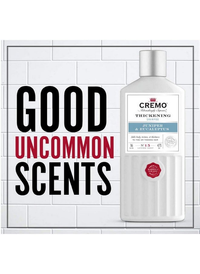 cremo Barber Grade Juniper & Eucalyptus Thickening Formula For Fine Or Thinning Hair Eucalyptus Juniper Eucalyptus 16 Fl Oz (2Pack)  - Image 3