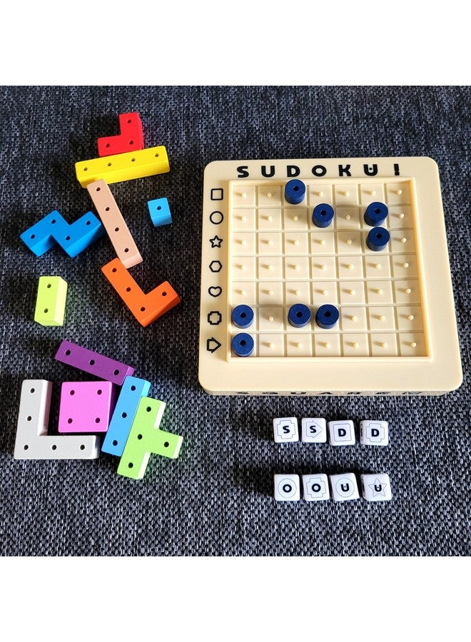 MUKIKIM Sudoku Square - Sudoku Strategy with A Twist! 248,832 Solutions STEM Genius Game! Roll The Dice & Race Your Opponent. First Player to Complete The Puzzle Wins! - Image 3