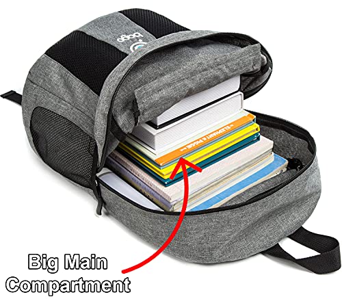 Bago Lightweight Small Hiking Backpack for Women and Men - 25L Travel Day Pack - Foldable Hiking Daypack Ultralight for Camping Outdoor Sports - Day Bag Packable Backpack for Travel (SnowGray) - Image 5