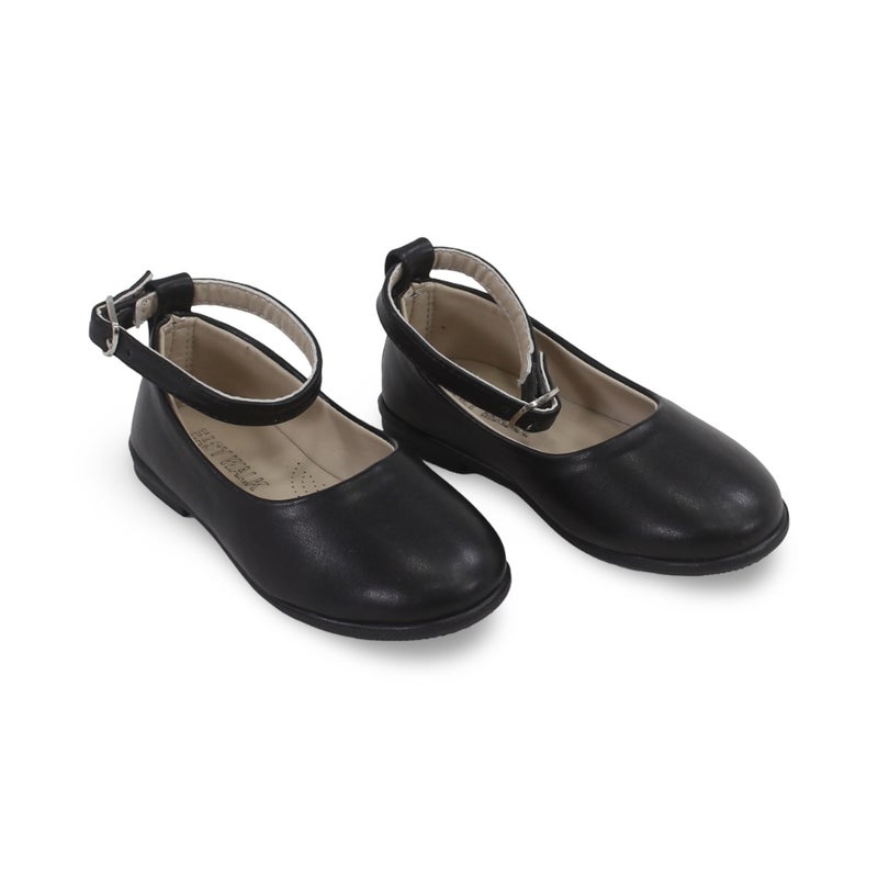 Baby Girls Leather Ballerina - Image 1