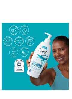 Curel Curel Itch Defense Calming Body Lotion, Moisturizer for Dry, Itchy Skin, Body and Hand Lotion, with Advanced Ceramide Complex, Pro-Vitamin B5, Shea Butter, 20 Ounce, white  - Image 4