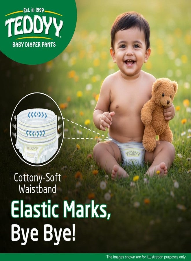 TEDDYY Easy Baby L Size Diaper Pant Style| 36 Count (Large) | 9–14 kg (Pack of 3) | Long Protection Hours | Anti-Bacterial | Airy Breathable Fit | Rapid Soaker Channels & Wetness Indicator - Image 4