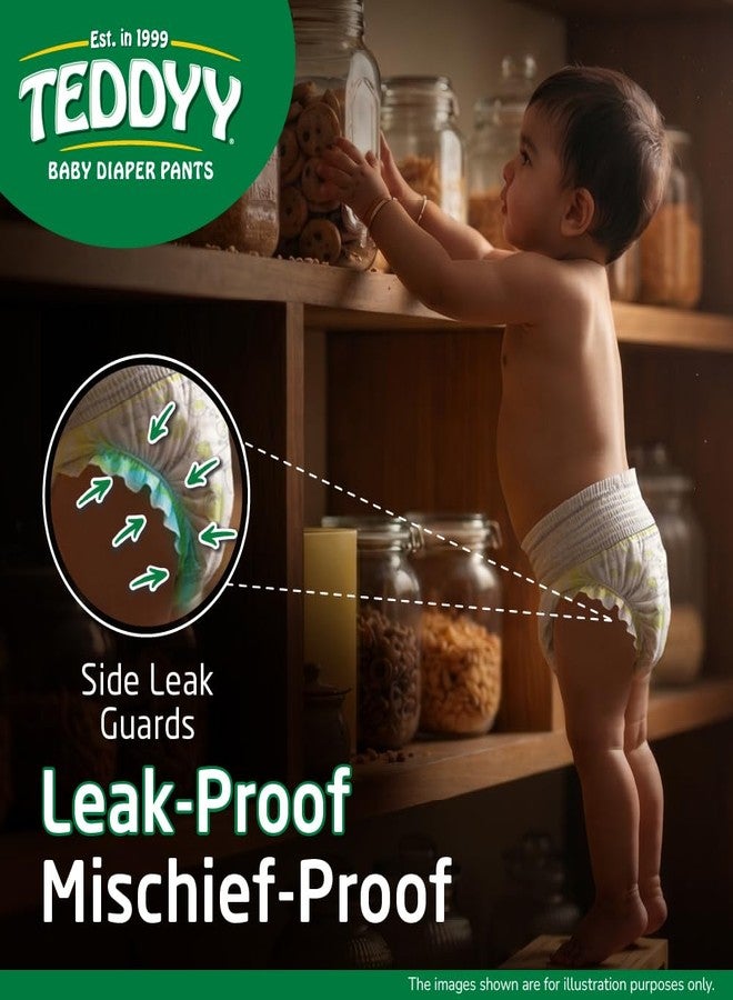 TEDDYY Easy Baby L Size Diaper Pant Style| 36 Count (Large) | 9–14 kg (Pack of 3) | Long Protection Hours | Anti-Bacterial | Airy Breathable Fit | Rapid Soaker Channels & Wetness Indicator - Image 5