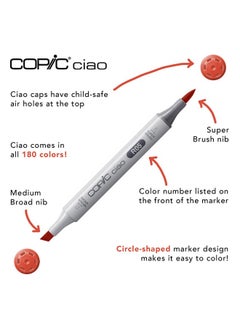 COPIC Ciao, Alcohol Markers, 12Pc Basic Set  - Image 3