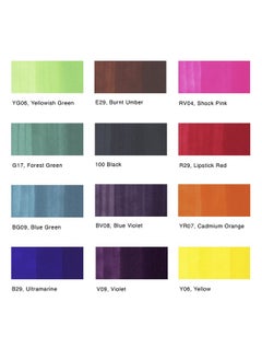 COPIC Ciao, Alcohol Markers, 12Pc Basic Set  - Image 2