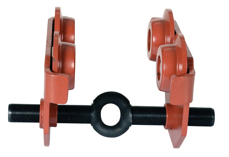 Vestil E-MT-2 Steel Push Eye Manual Trolley 2000 Lb. Capacity Orange - Image 3