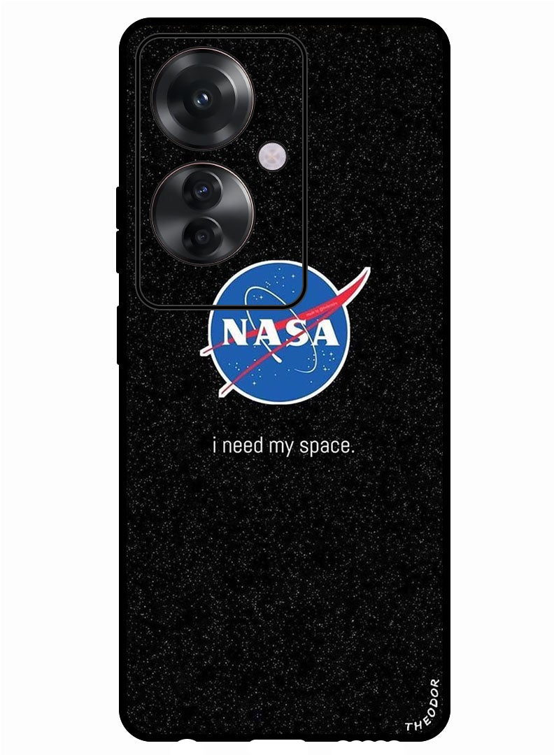 Theodor Protective Case Anti Scratch Shock Proof Bumper Cover For Oppo Reno 11F Nasa I Need My Space - Image 1