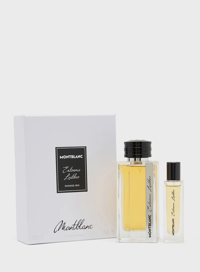 Mont Blanc Brand Extreme Leather EDP Travel Duo Set
