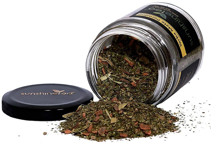 Sunshine Tea Yerba Mate Paradise ÔøΩ 40gm Tea JAR (Set of 4 Jar's) Blended with Cinnamon, Cardamom, Saffron & Green Tea - Image 5
