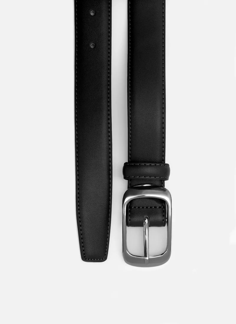 Lichi  Leather belt with soft shaped buckle for Women | Best Price UAE