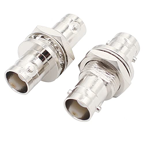 exgoofit BNC Female to Female Adapter Bulkhead Connector Coax Extension BNC Coupler for CCTV Security Camera System … (4-Pack) - Image 3