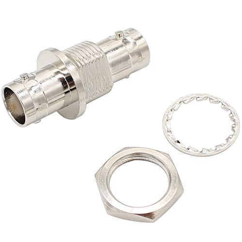 exgoofit BNC Female to Female Adapter Bulkhead Connector Coax Extension BNC Coupler for CCTV Security Camera System … (4-Pack) - Image 4
