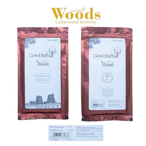 GOW DURBAR GowDurbar Zipper Agarbatti Woods Soothing Fragrance 150g (Pack of 2) | Organic Incense Sticks with Panchagavya | Coal-Dust-Free | for Pooja, Yoga & Meditation - Image 3