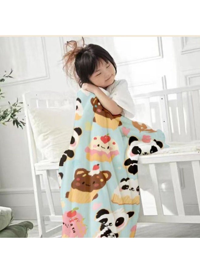 general Flannel thin blanket (warm and comfortable, suitable for sleep, gaming, dust removal and sandproof) 150cm*200cm - 681 - Image 3