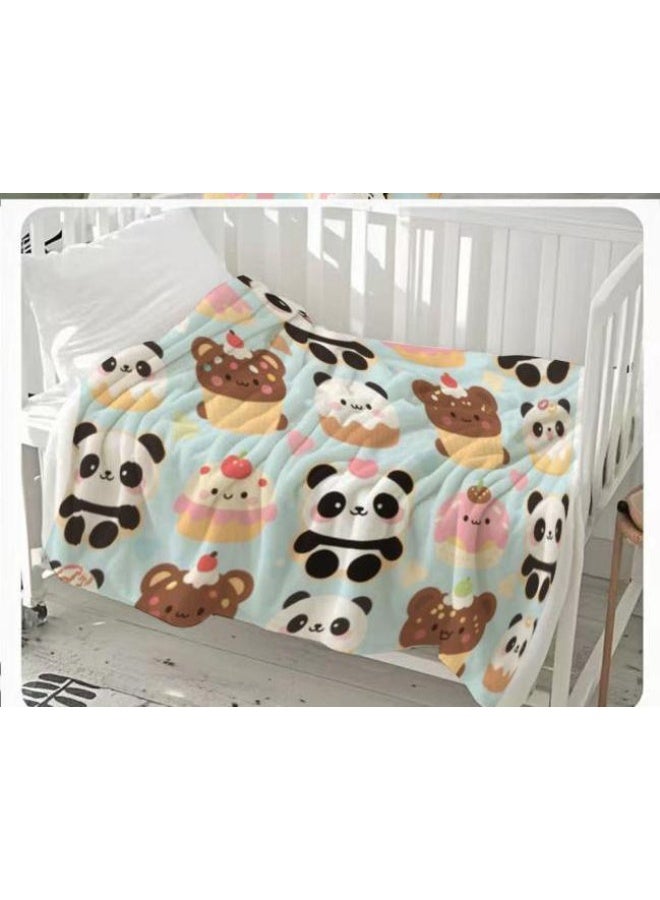 general Flannel thin blanket (warm and comfortable, suitable for sleep, gaming, dust removal and sandproof) 150cm*200cm - 681 - Image 4