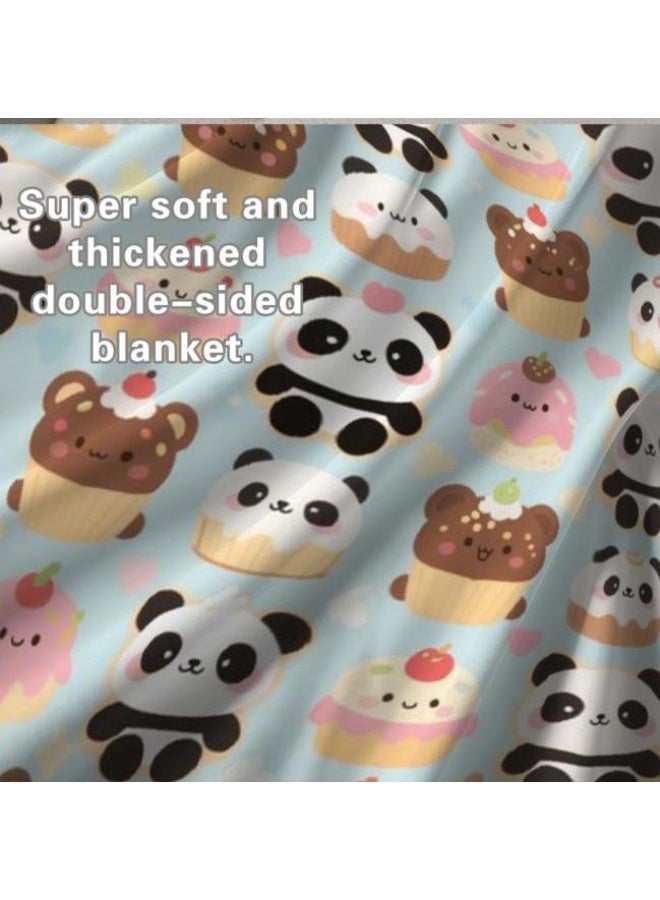 general Flannel thin blanket (warm and comfortable, suitable for sleep, gaming, dust removal and sandproof) 150cm*200cm - 681 - Image 1