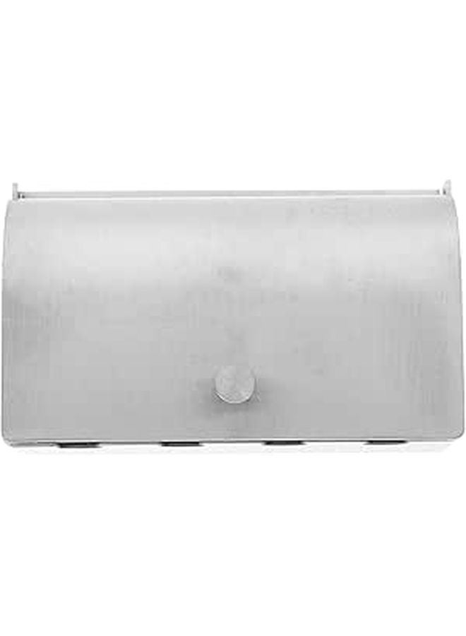 Wall Mount Toothbrush Holder With Elegant Cover And Punch Storage Stylish Bathroom Organizer Easy Installation - Image 1