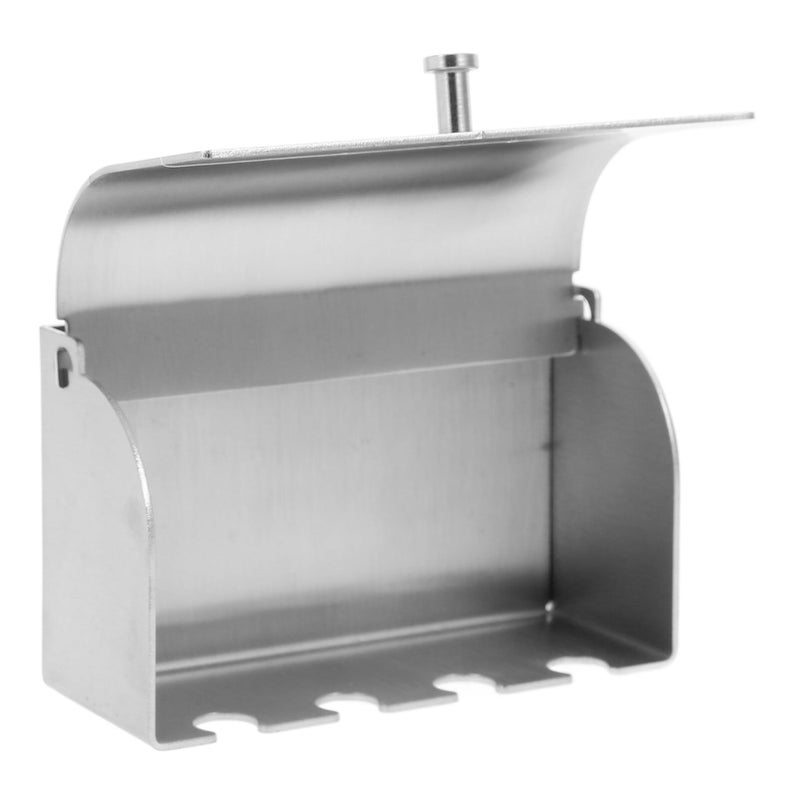 Wall Mount Toothbrush Holder With Elegant Cover And Punch Storage Stylish Bathroom Organizer Easy Installation - Image 3