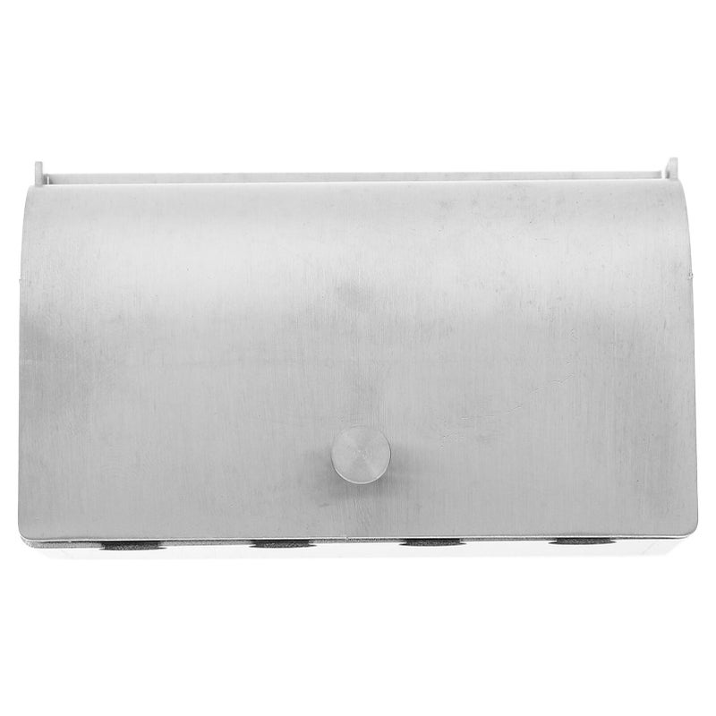 Wall Mount Toothbrush Holder With Elegant Cover And Punch Storage Stylish Bathroom Organizer Easy Installation - Image 2
