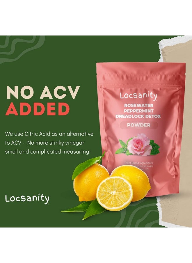 Locsanity - Dreadlock Hair Scalp Detox - Deep Clean Dreadlock Powder, Cleansing Conditioner - Natural Hair Cleanser For Build Up - Acv Alternative, Loc Care And Maintenance Products - Image 1