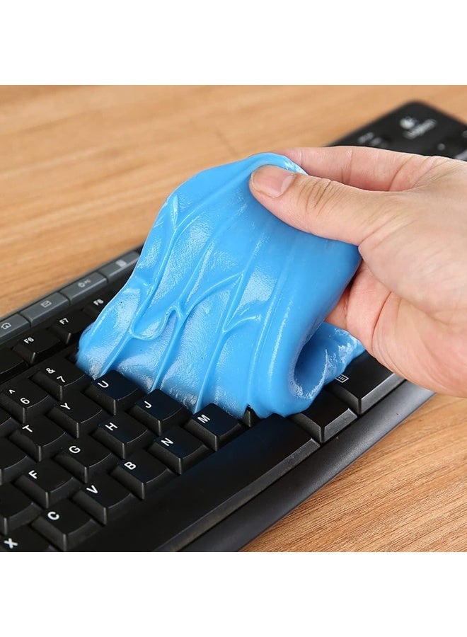 ECVV 2Pack Car Cleaning Gel Putty Reusable Cleaning Car Gel for Interior, Car Vents, Keyboard, PC, Universal Dust Removal Cleaner Supplies Car Detailing Kit - Image 4