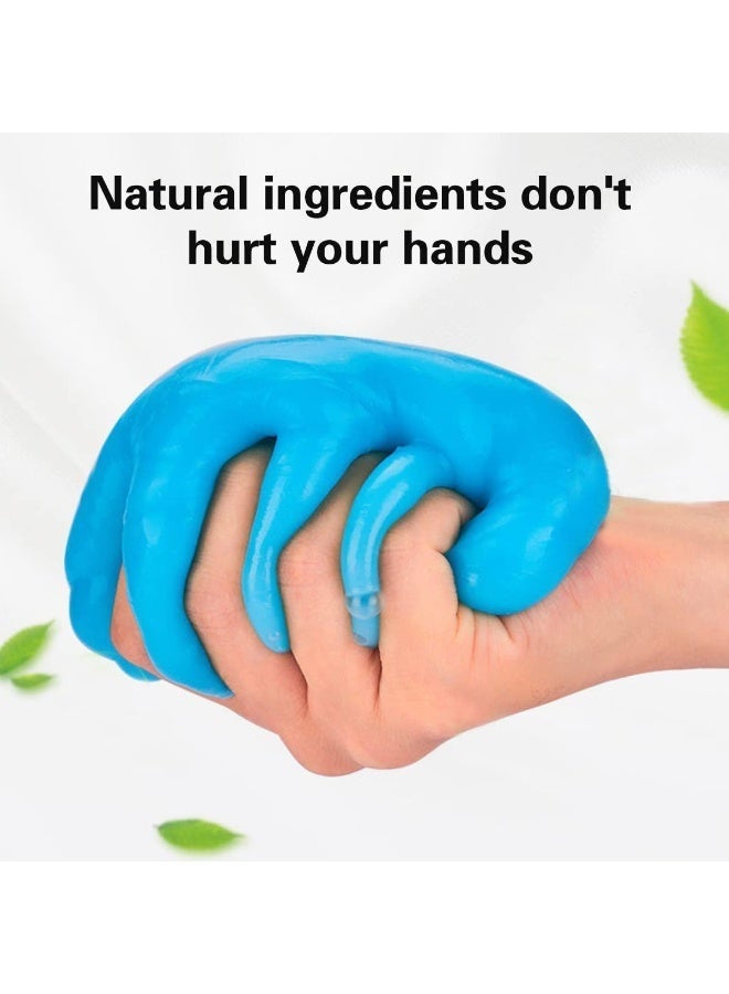 ECVV 2Pack Car Cleaning Gel Putty Reusable Cleaning Car Gel for Interior, Car Vents, Keyboard, PC, Universal Dust Removal Cleaner Supplies Car Detailing Kit - Image 5