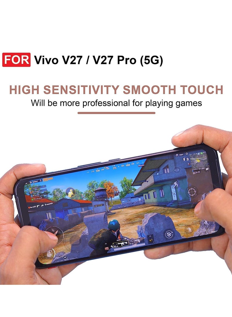 وأن منوط زجاج مقسى لـ Vivo V27 5g / Vivo V27 Pro 5g زجاج غراء كامل للأشعة فوق البنفسجية - Image 2