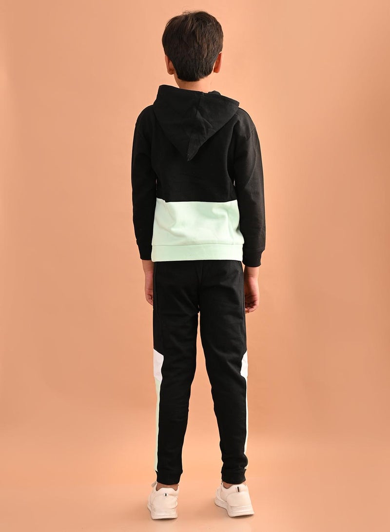 LILPICKS Solid Sweatshirt with Jogger Set - Image 2